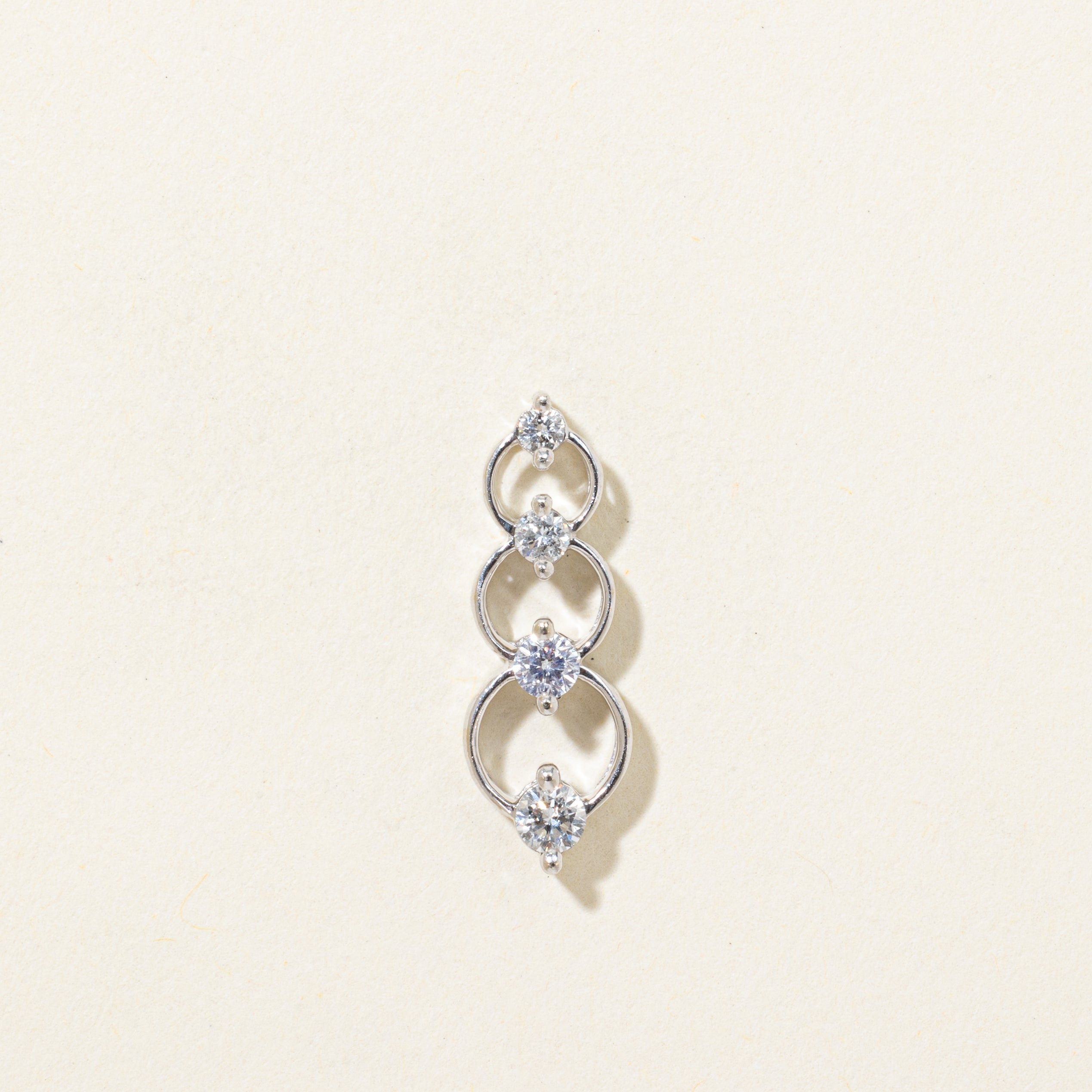 Diamond Open Circle Journey Pendant | 0.21ctw