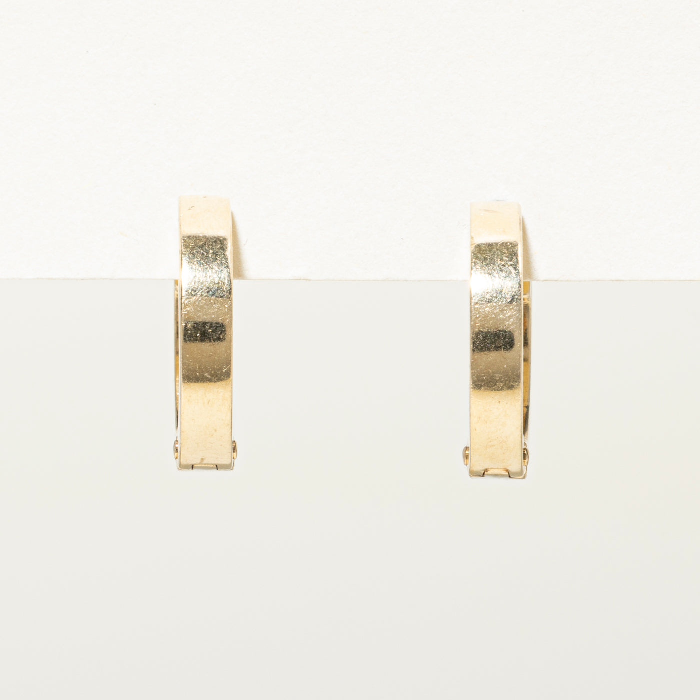 Channel Set Brown Diamond Hoop Earrings | 0.42ctw