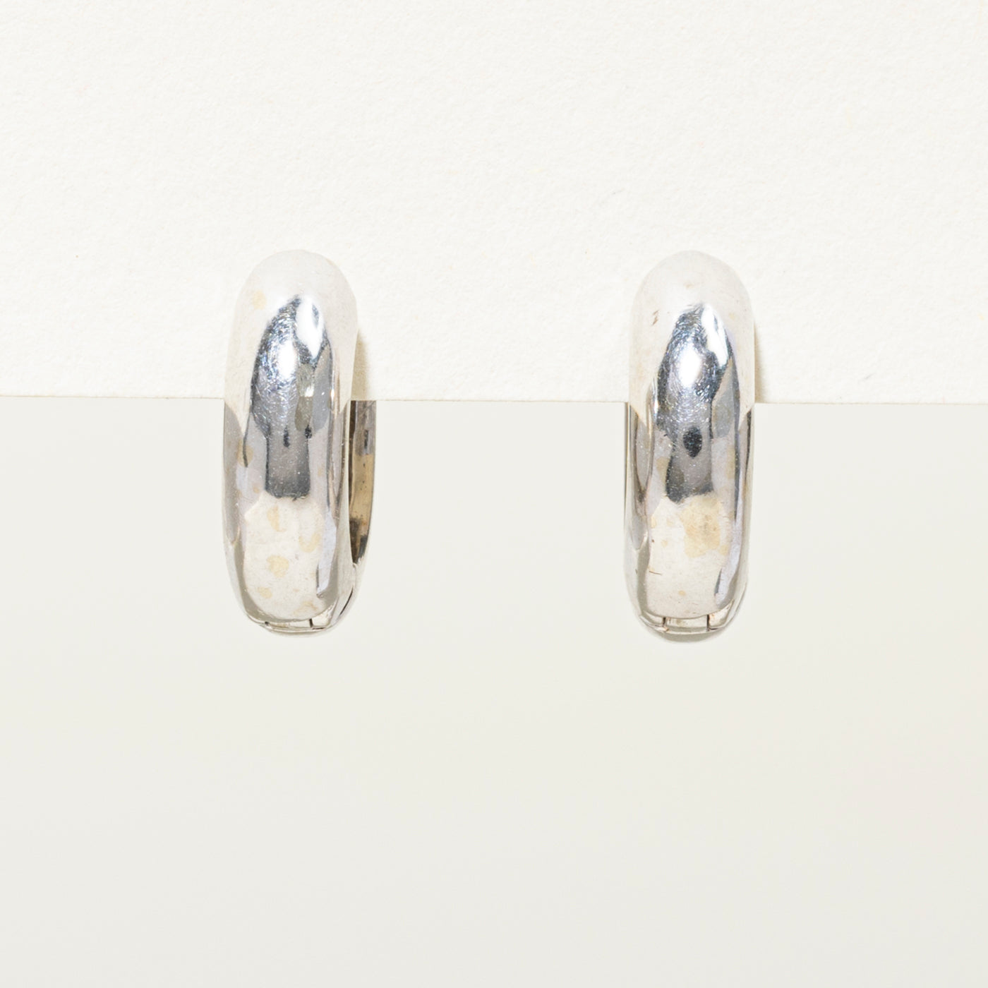 18k Pave Set Diamond Hoop Earrings | 0.50ctw