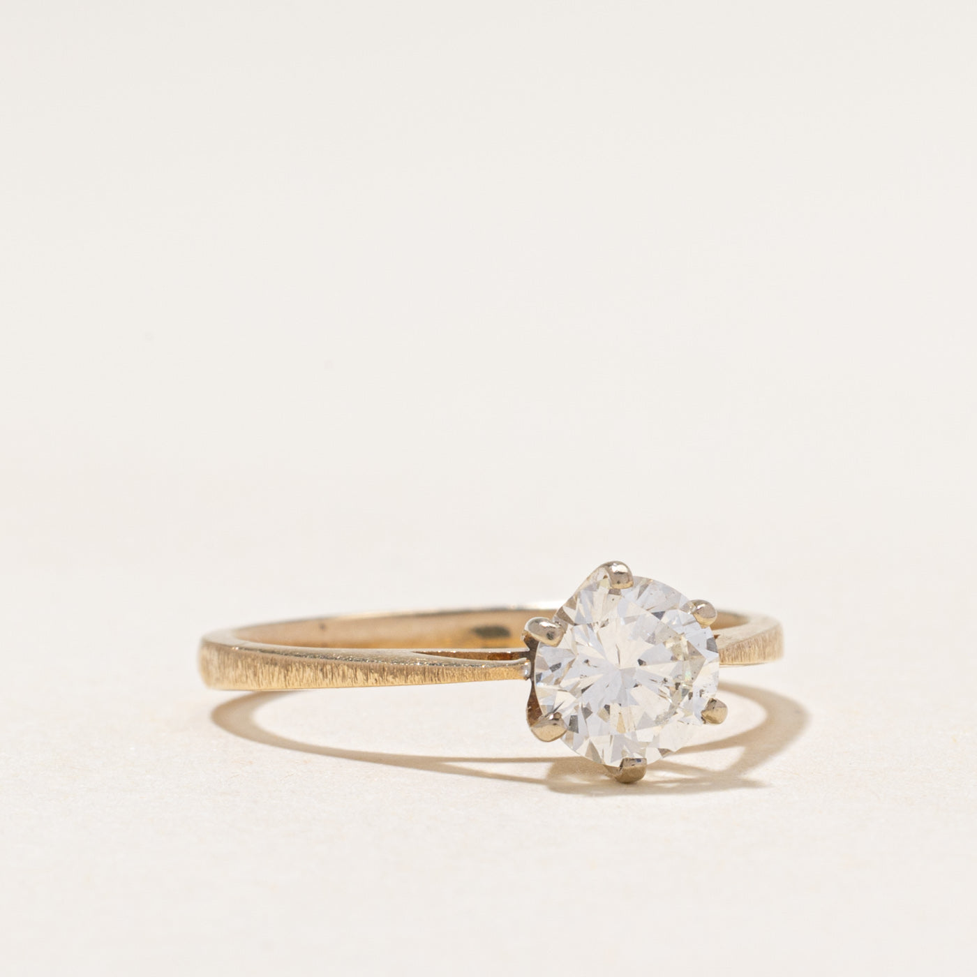 High Set Solitaire Diamond Engagement Ring | 0.96ct | SZ 7.75
