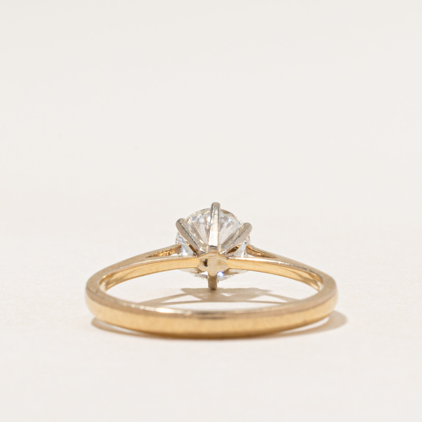 High Set Solitaire Diamond Engagement Ring | 0.96ct | SZ 7.75