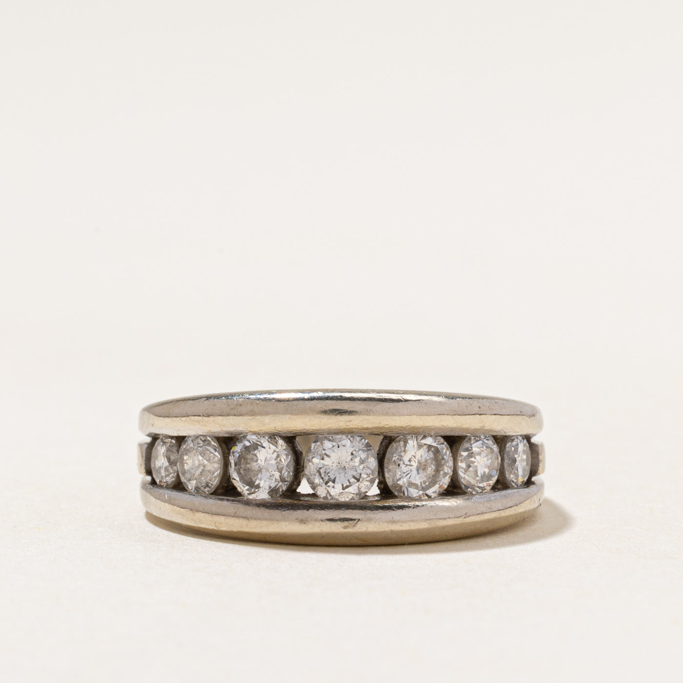 Channel Set Diamond Chunky Ring | 1.00ctw | SZ 6.5