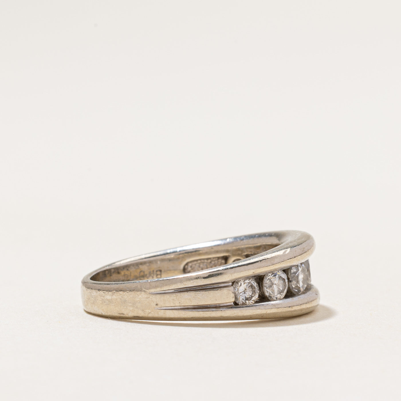 Channel Set Diamond Chunky Ring | 1.00ctw | SZ 6.5