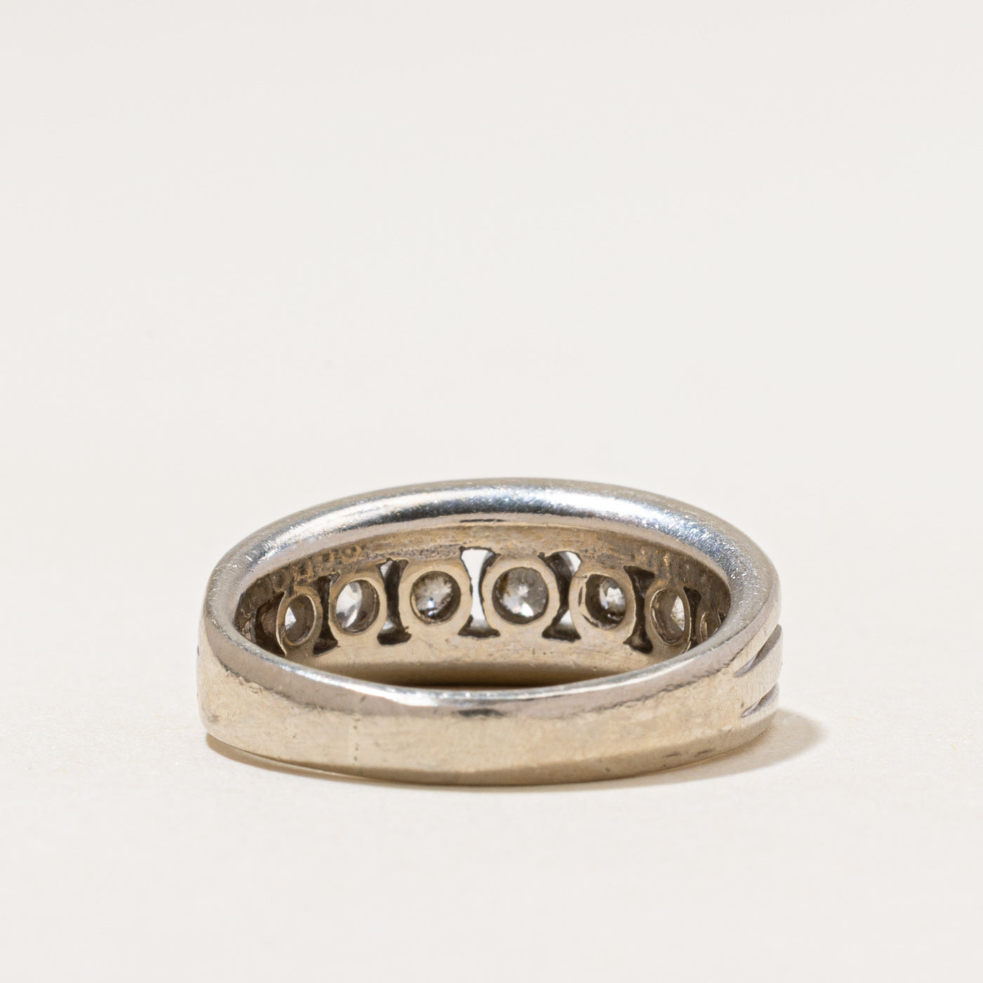 Channel Set Diamond Chunky Ring | 1.00ctw | SZ 6.5