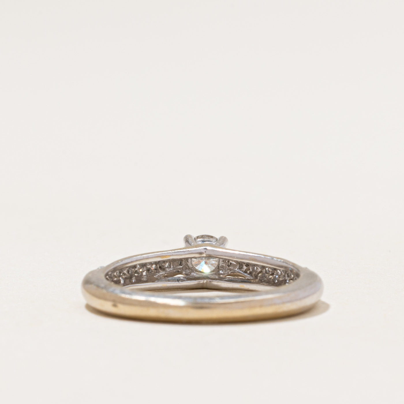 White Gold Diamond Accented Ring | 0.66ctw | SZ 6.75