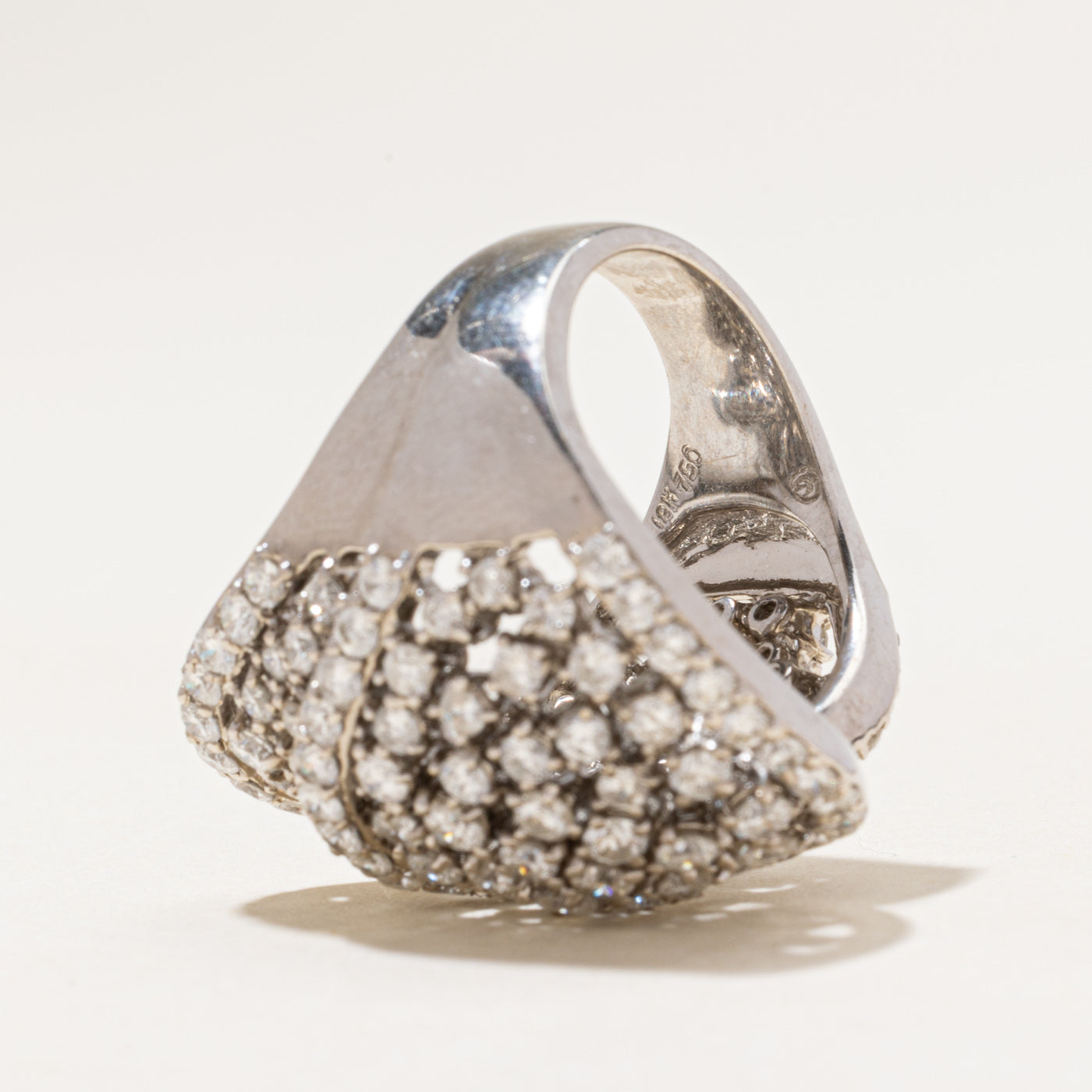 18k Diamond Cluster Cocktail Ring | 3.50ctw | SZ 7