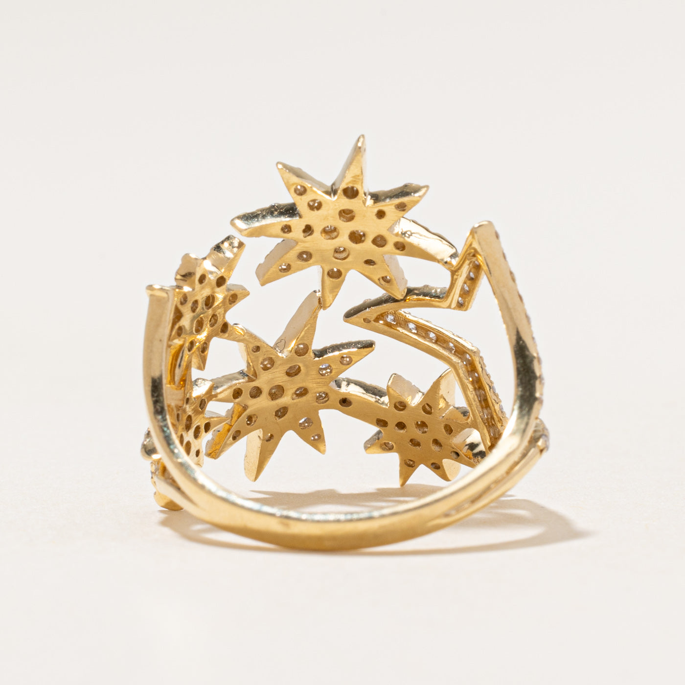 18k Diamond Star Cocktail Ring | 0.55ctw | SZ 7.75