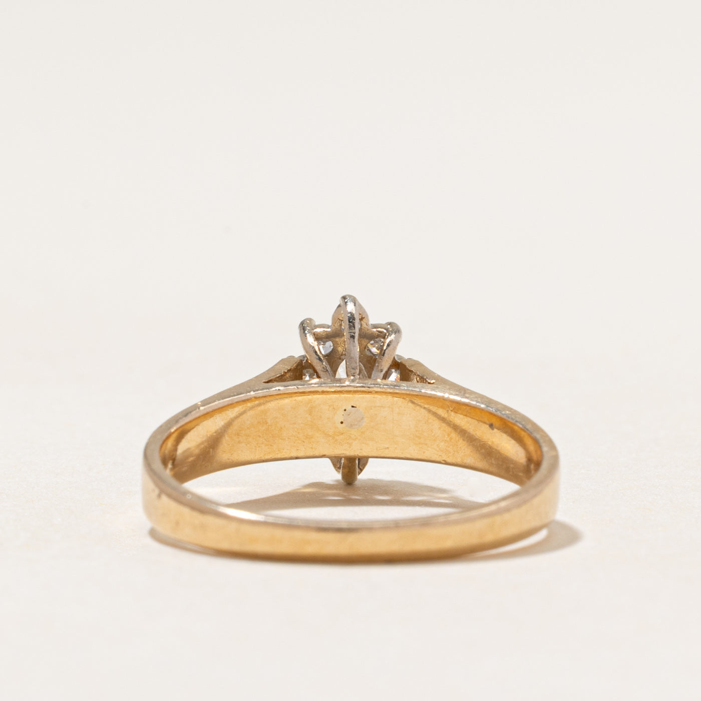 Marquise Cut Diamond Petal Ring | 0.31ctw | SZ 6