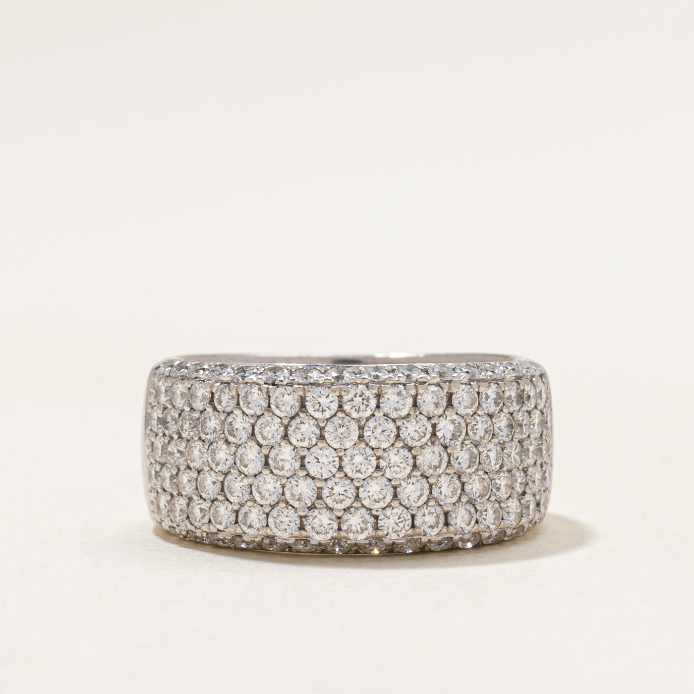 Pave Set Diamond Cluster Ring | 2.40ctw | SZ 7.5