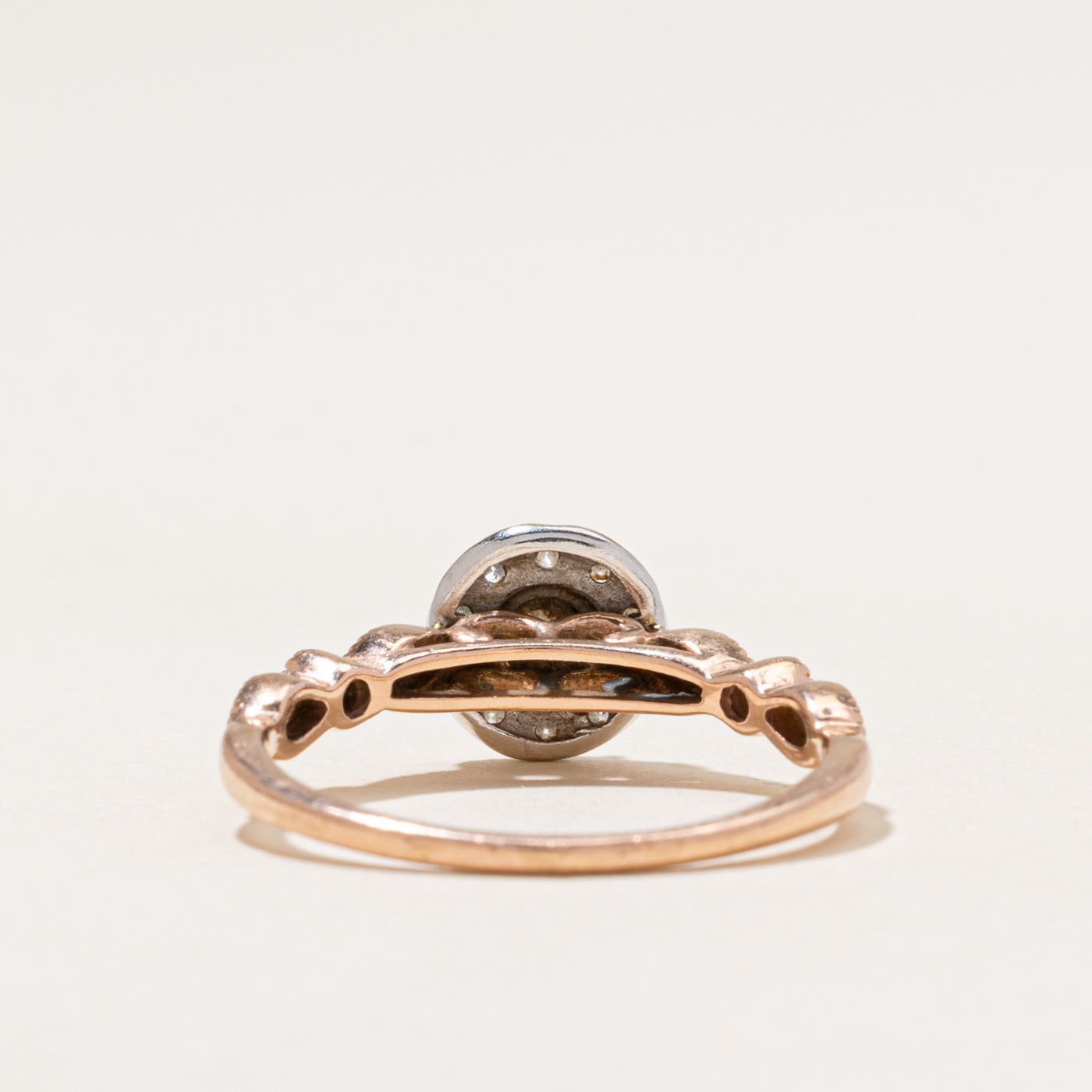 Illusion Set Diamond Halo Ornate Ring | 0.40ctw | SZ 9