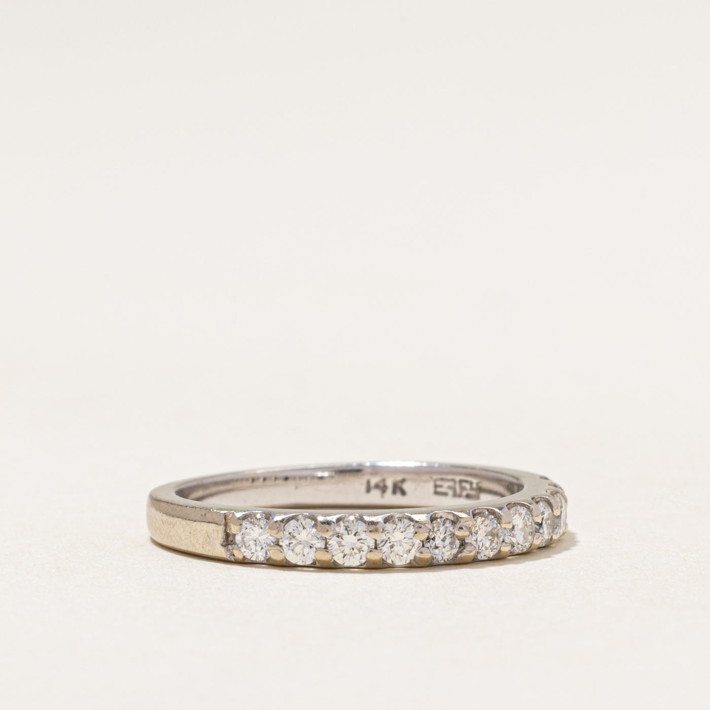 Semi Eternity Diamond Band | 0.45ctw | 2.10mm | SZ 7