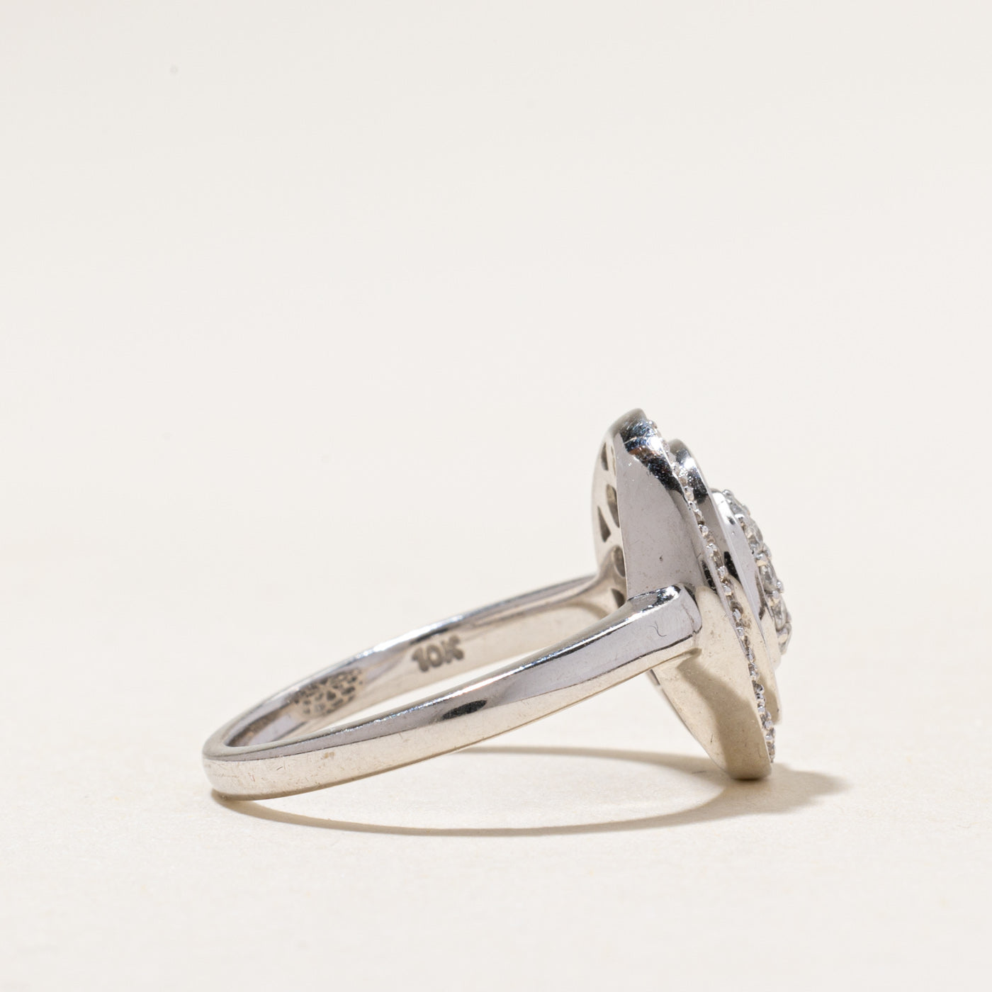 10k Diamond Cluster Ring | 0.87ctw | SZ 7