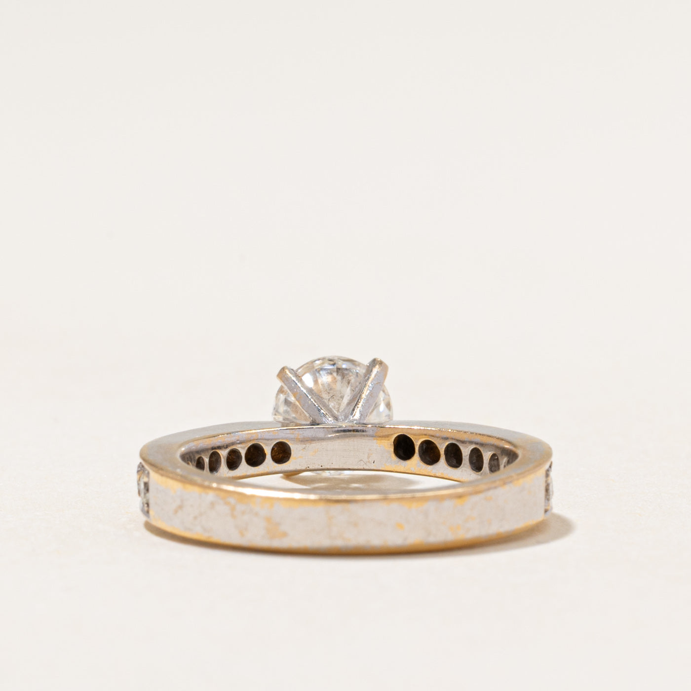 18k Diamond Accented Engagement Ring | 1.22ctw | SZ 5