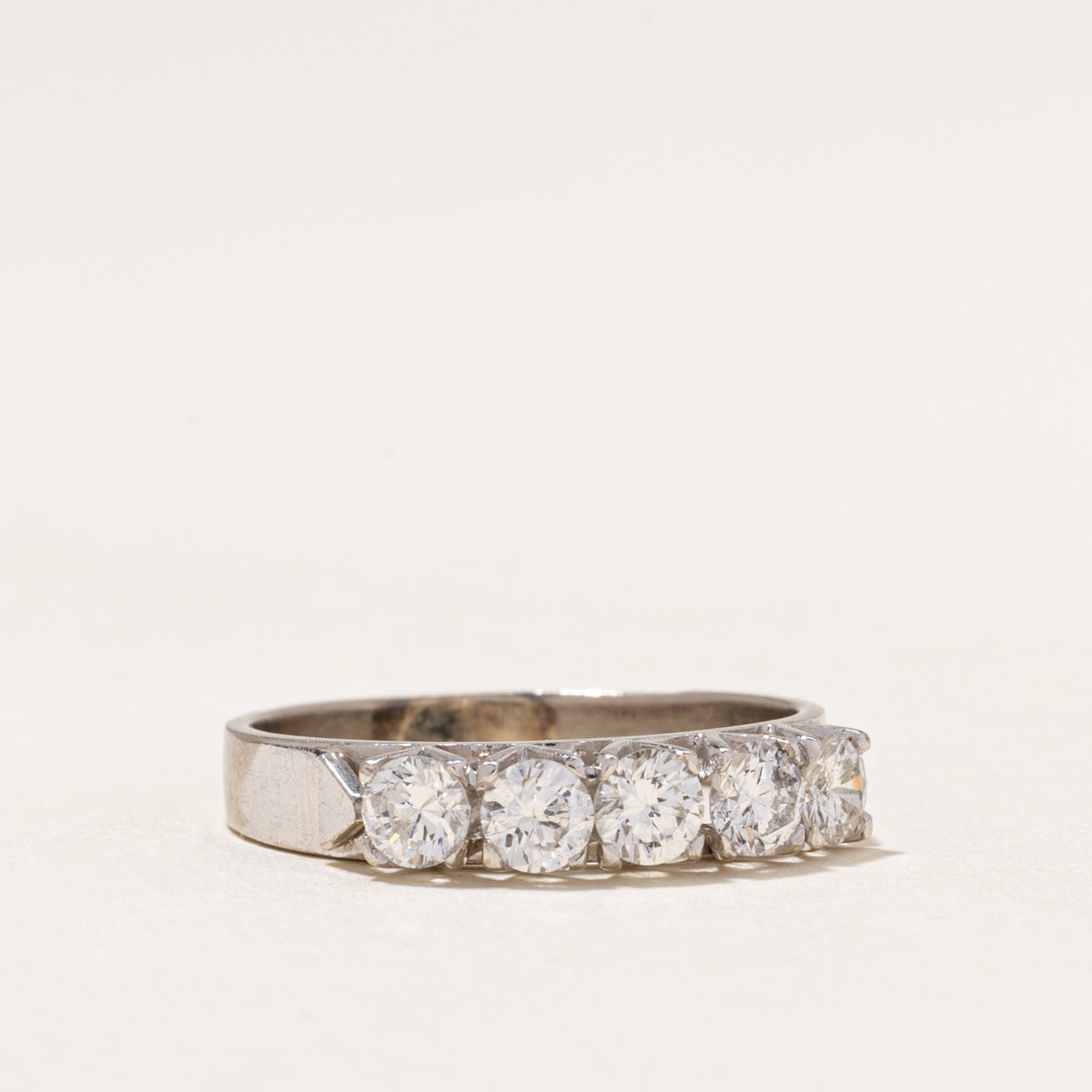 14k Five Stone Diamond Ring | 0.86ctw | SZ 7