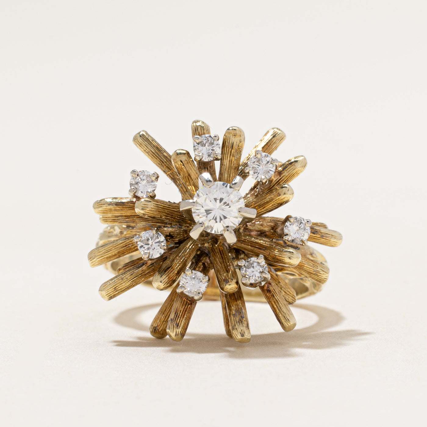 Scattered Diamond Cocktail Ring | 0.75ctw | SZ 7.25