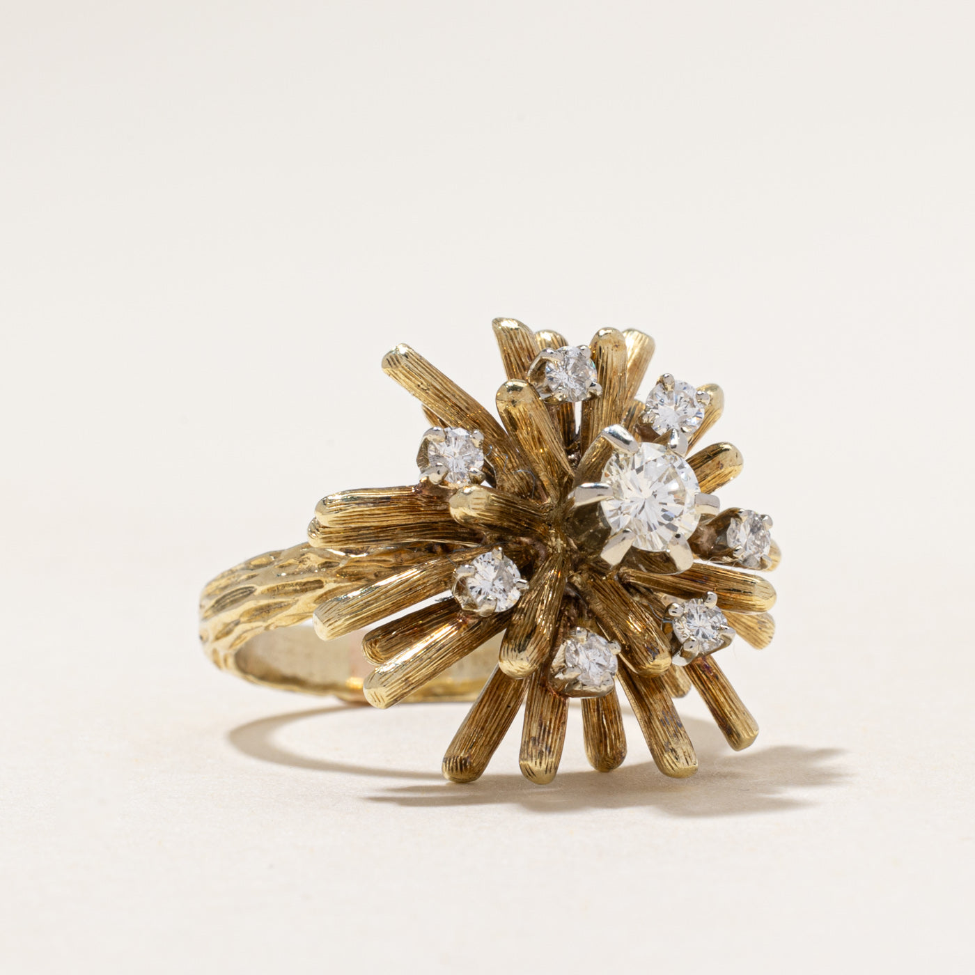 Scattered Diamond Cocktail Ring | 0.75ctw | SZ 7.25