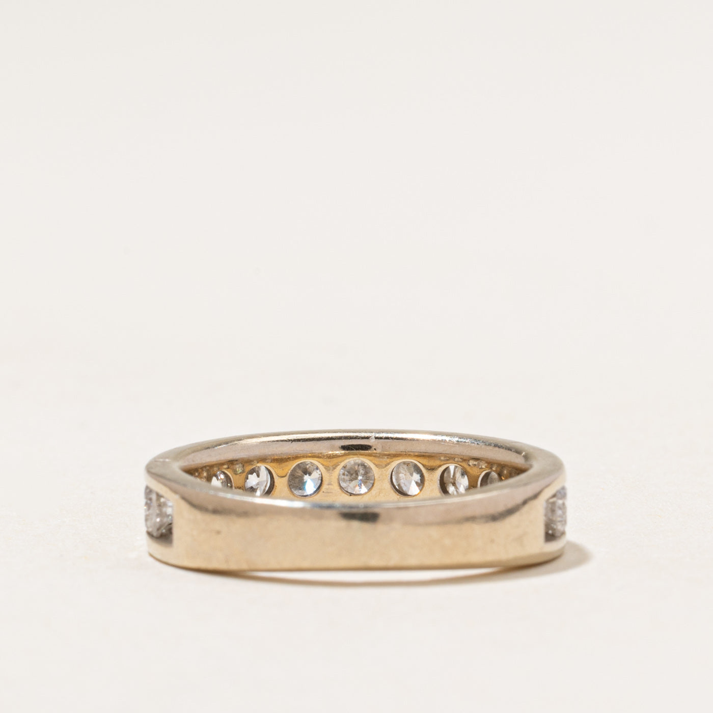 Channel Set Semi Eternity Diamond Band | 1.10ctw | 3.30mm | SZ 5.25