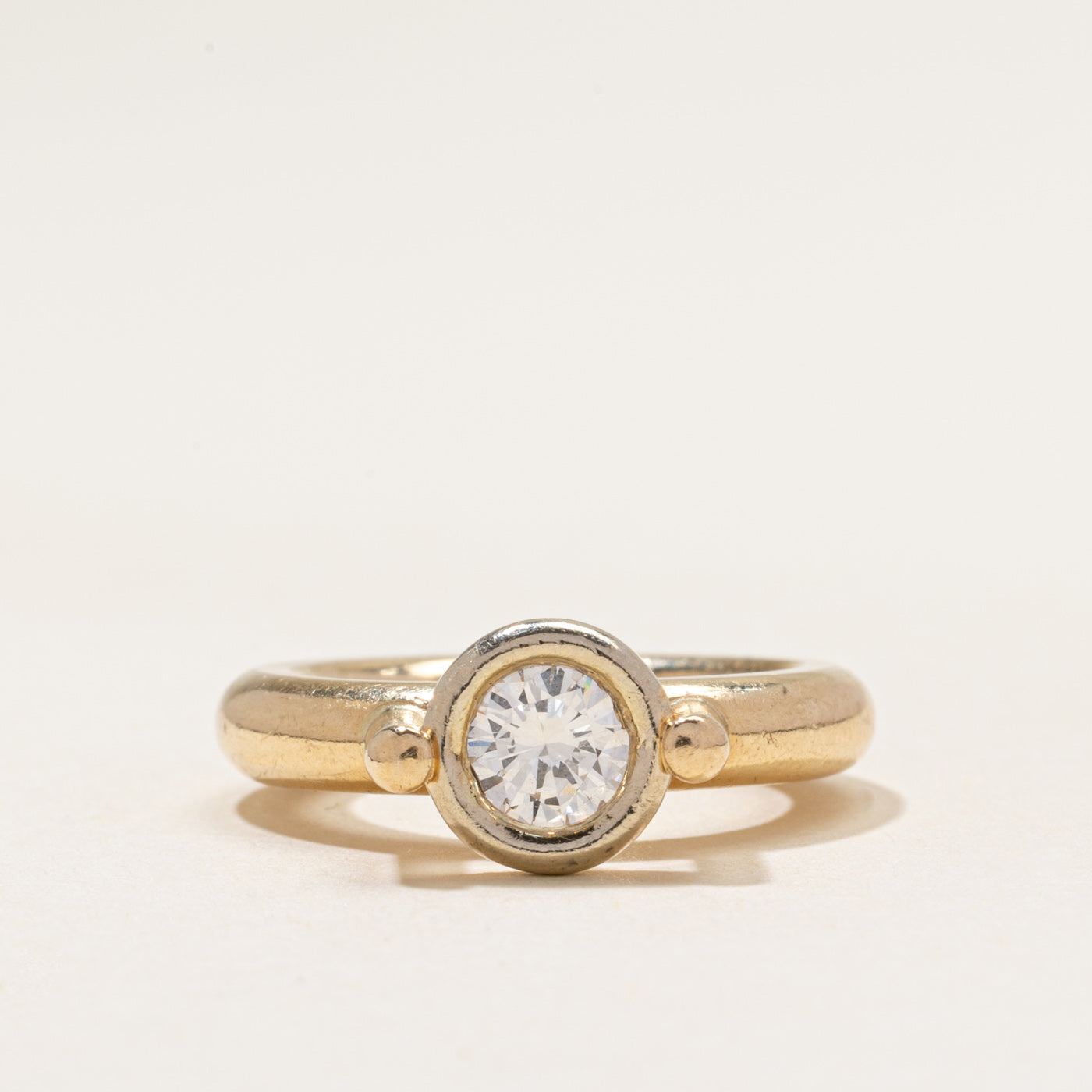 Bezel Set Solitaire Diamond Ring | 0.75ct | SZ 4.75