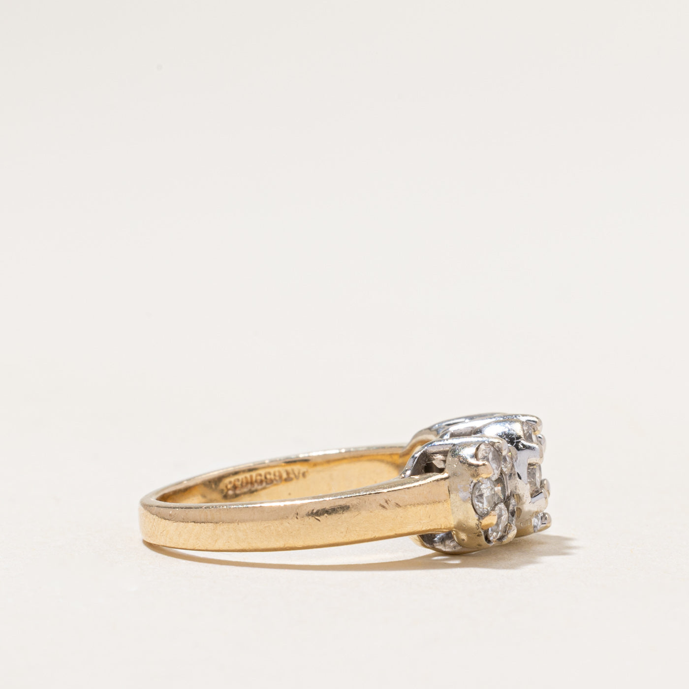 Three Stone Illusion Set Diamond Ring | 1.10ctw | SZ 6.25