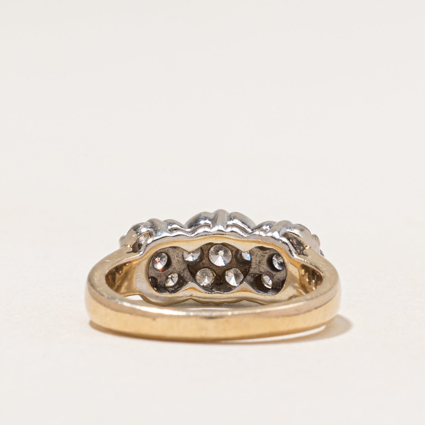 Three Stone Illusion Set Diamond Ring | 1.10ctw | SZ 6.25