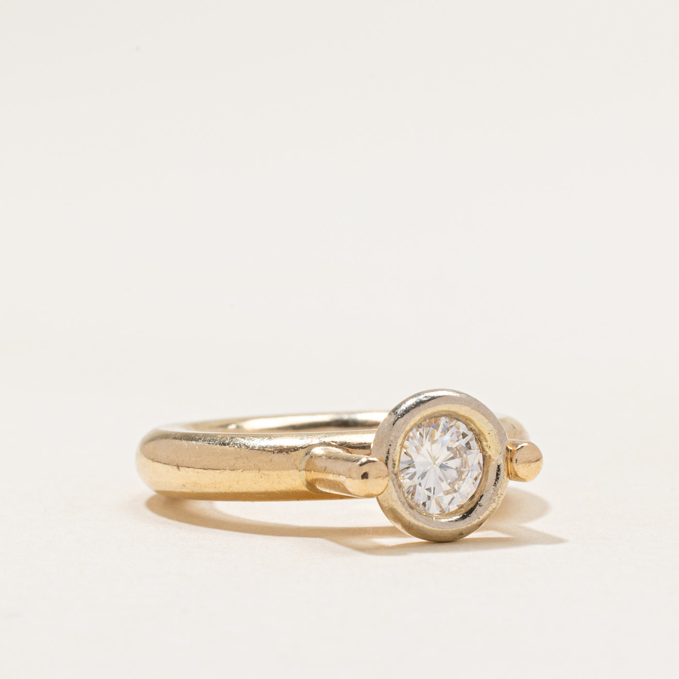 Bezel Set Solitaire Diamond Ring | 0.75ct | SZ 4.75