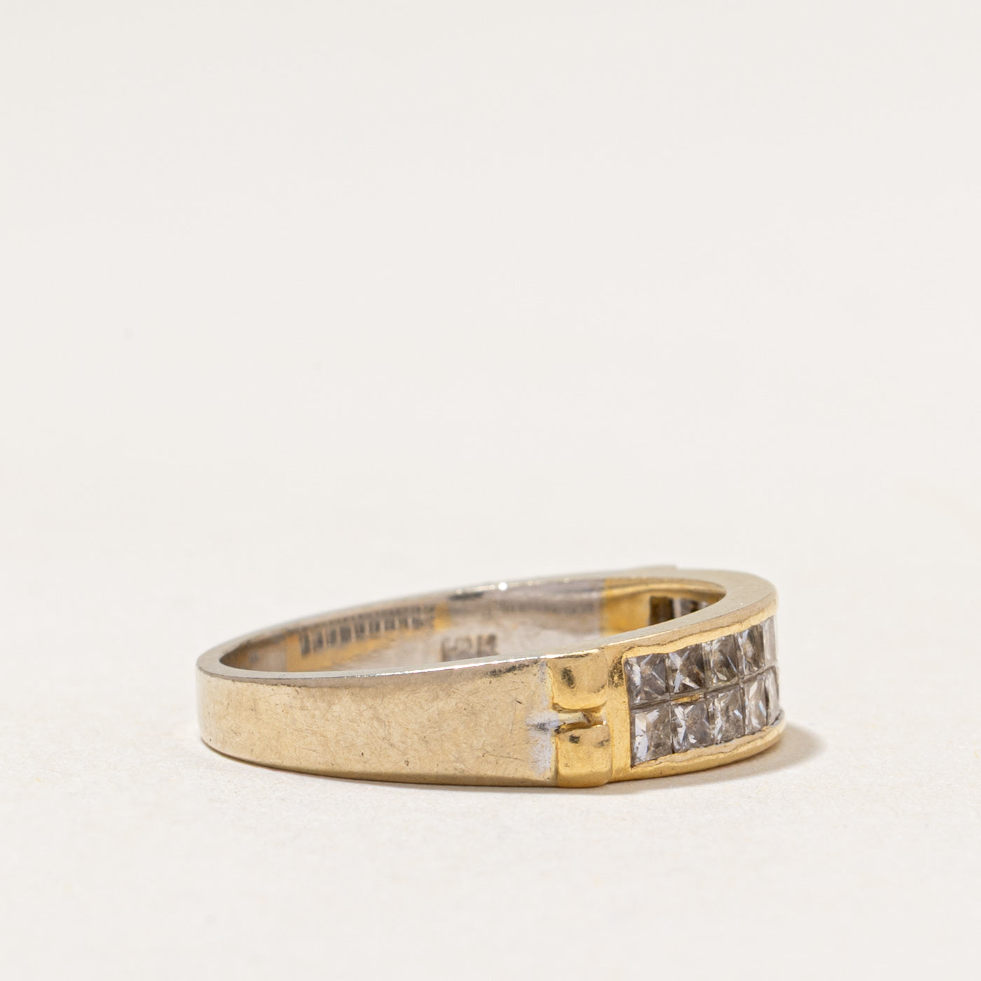 18k Double Row Diamond Ring | 1.00ctw | SZ 6.25