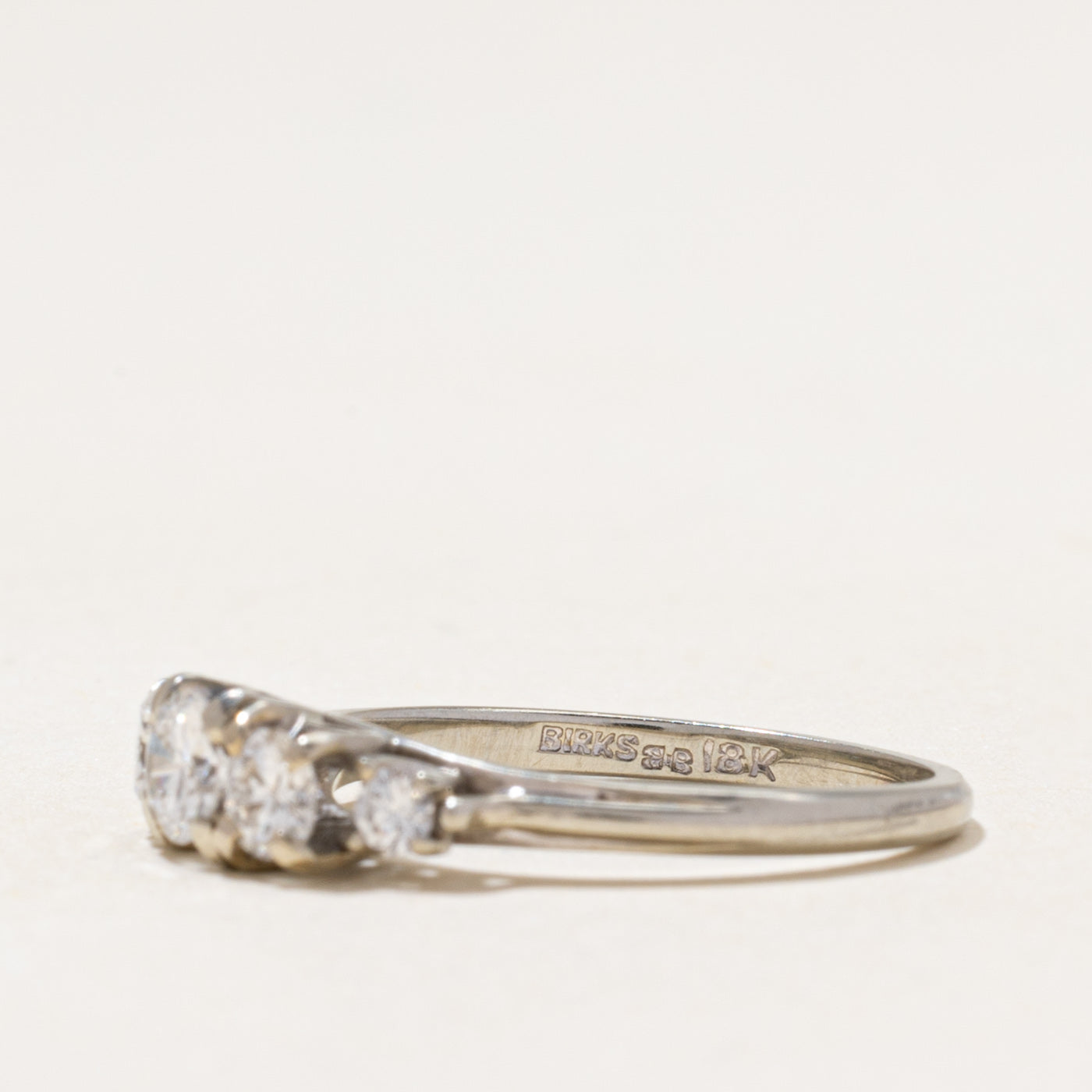 'Birks' Five Stone Diamond Ring | 0.69ctw | SZ 5.75