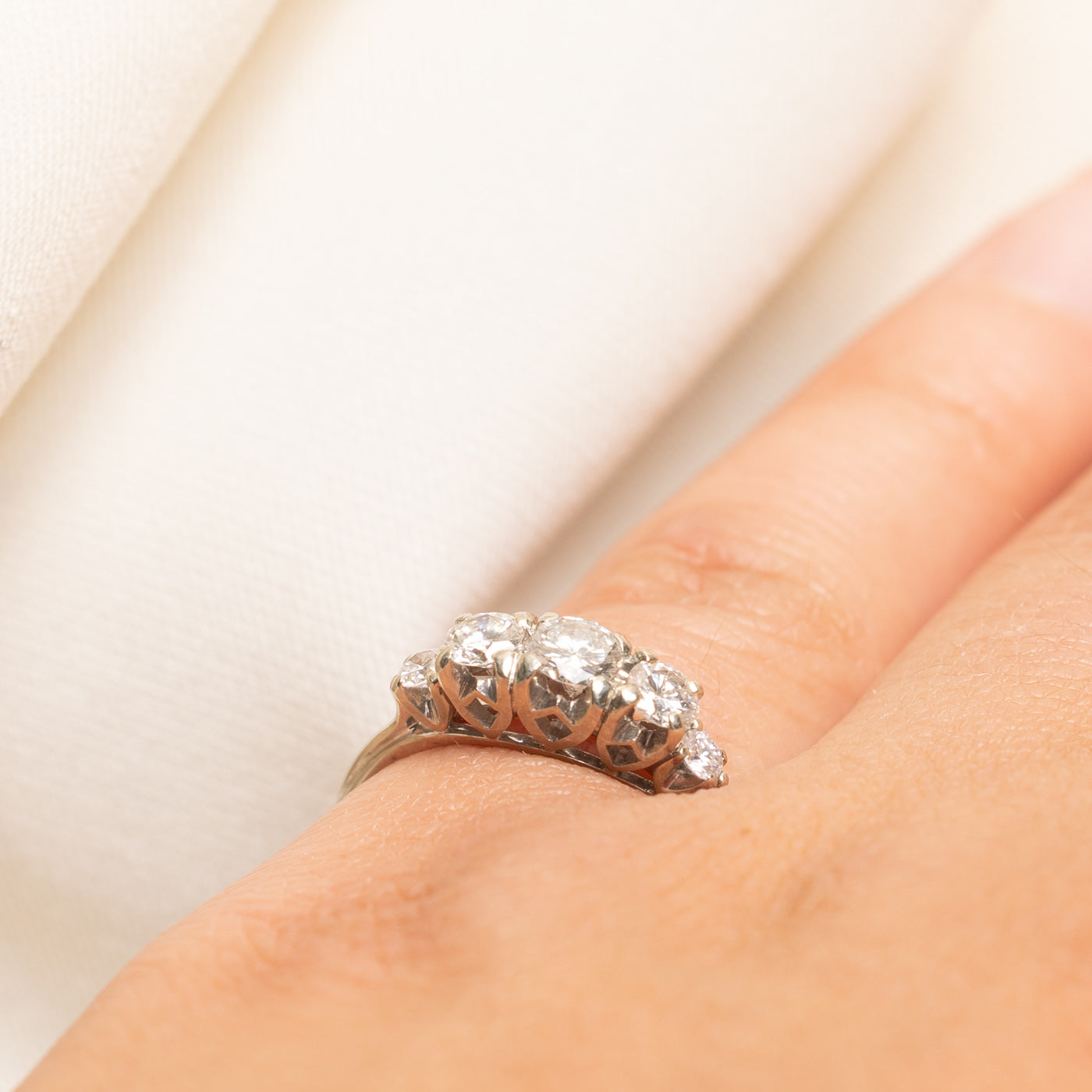 'Birks' Five Stone Diamond Ring | 0.69ctw | SZ 5.75
