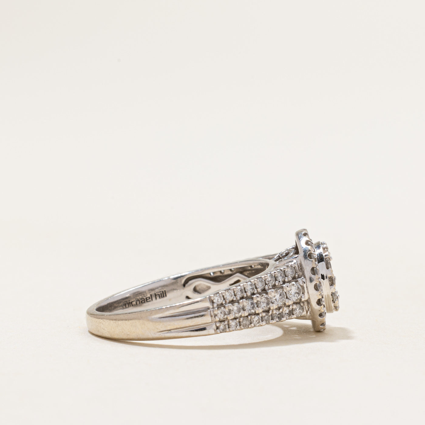 Diamond Cluster Halo Ring | 1.00ctw | SZ 7.5