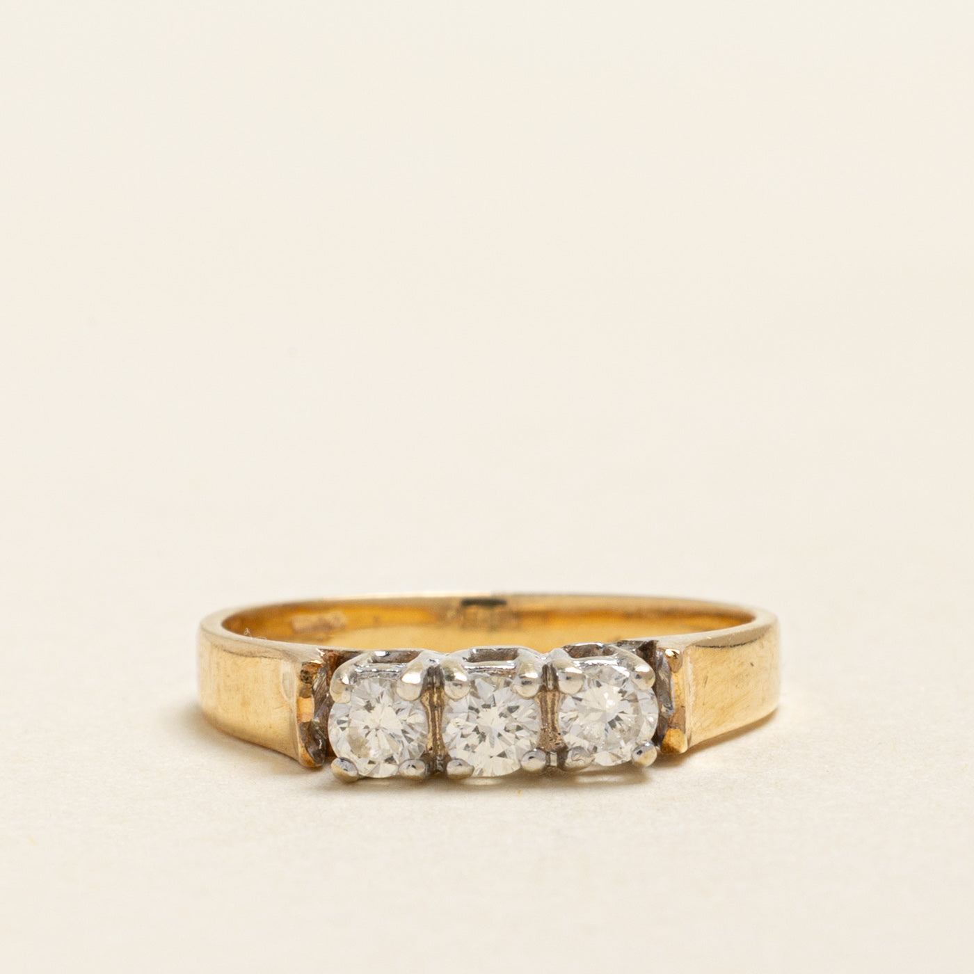 Three Stone Diamond Ring | 0.24ctw | SZ 3.75