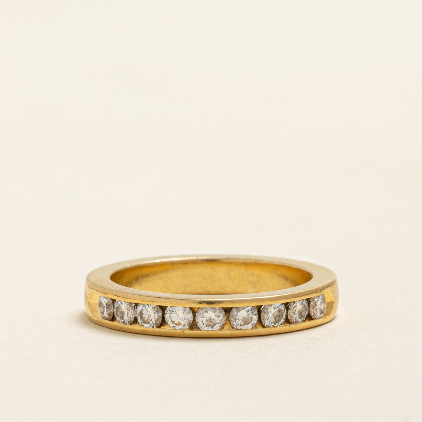 18k Semi Eternity Diamond Band | 0.45ctw | SZ 4.5
