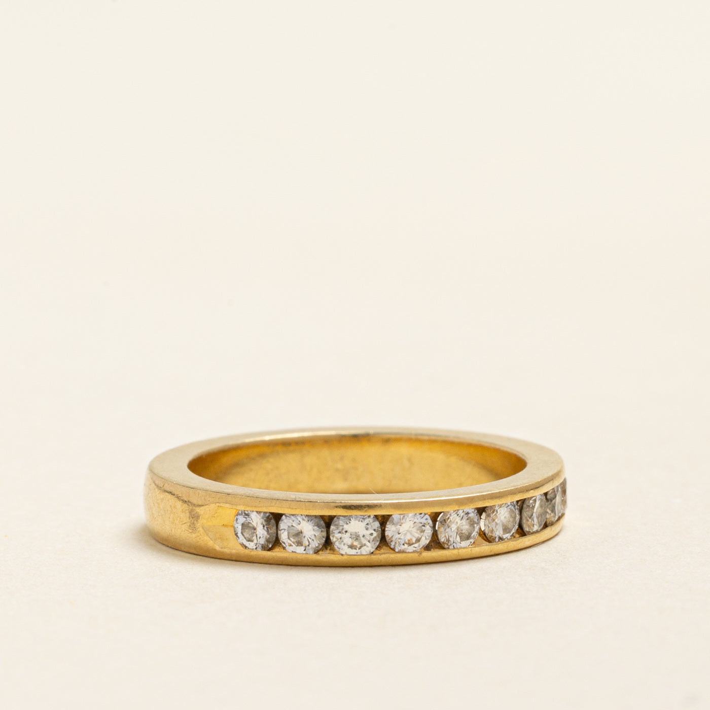 18k Semi Eternity Diamond Band | 0.45ctw | SZ 4.5