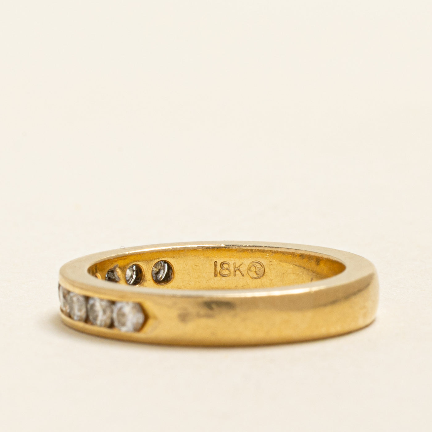 18k Semi Eternity Diamond Band | 0.45ctw | SZ 4.5