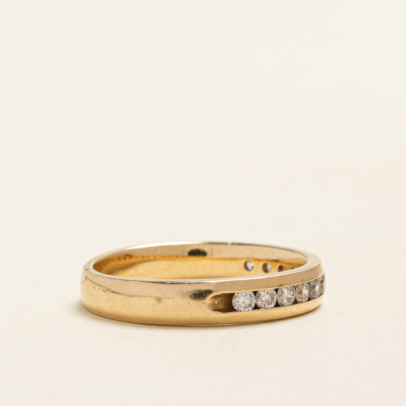 Channel Set Semi Eternity Diamond Band | 0.60ctw | 3.95mm | SZ 8.5