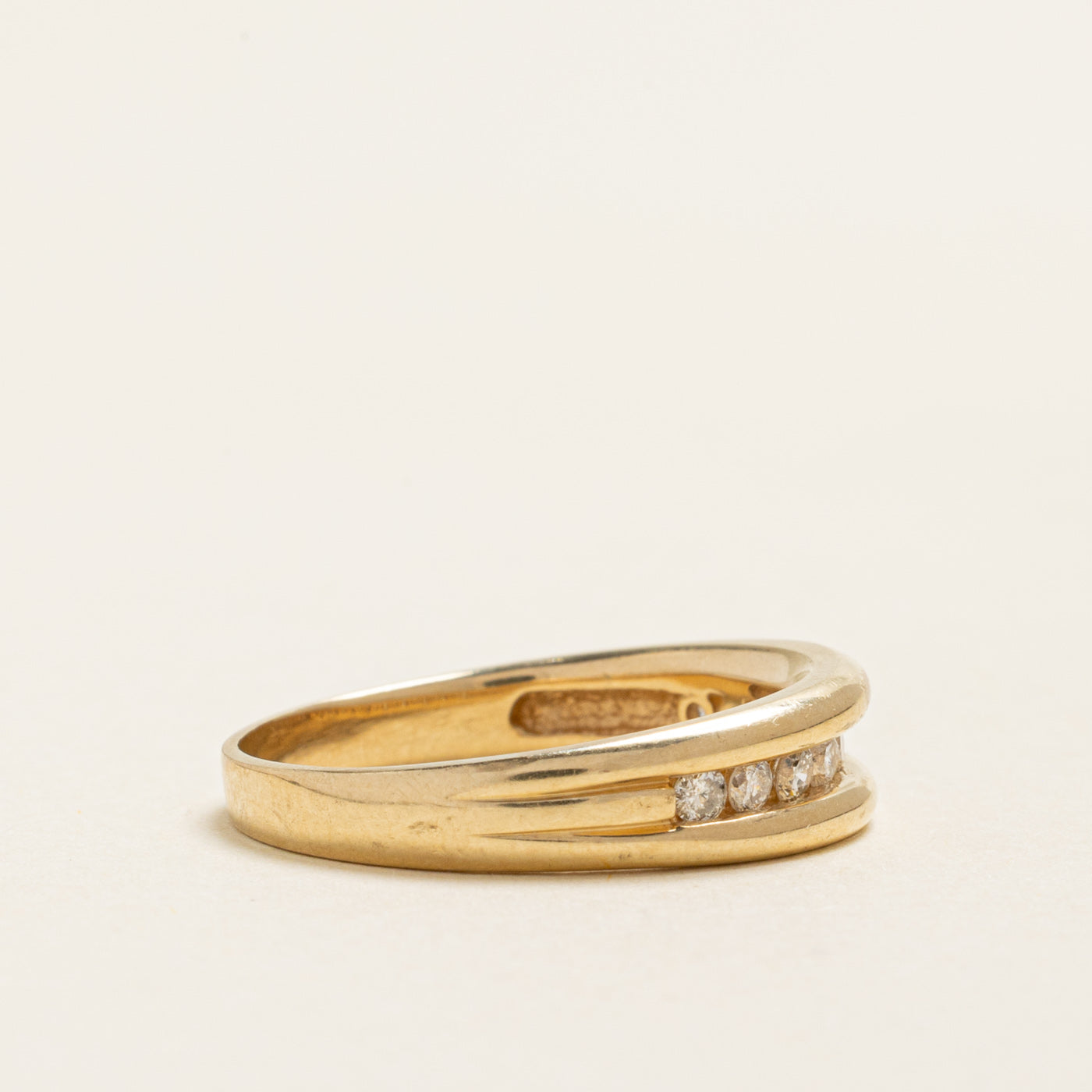 Channel Set Semi Eternity Diamond Band | 0.25ctw | SZ 6.25