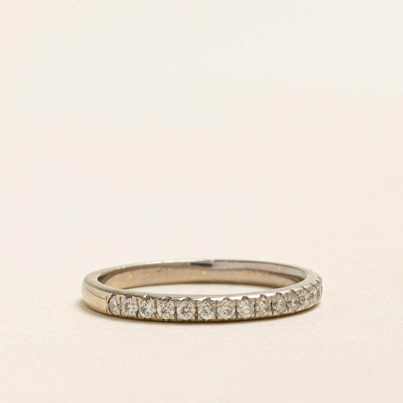 Semi Eternity Diamond Band | 0.35ctw | 2.15mm | SZ 6.5