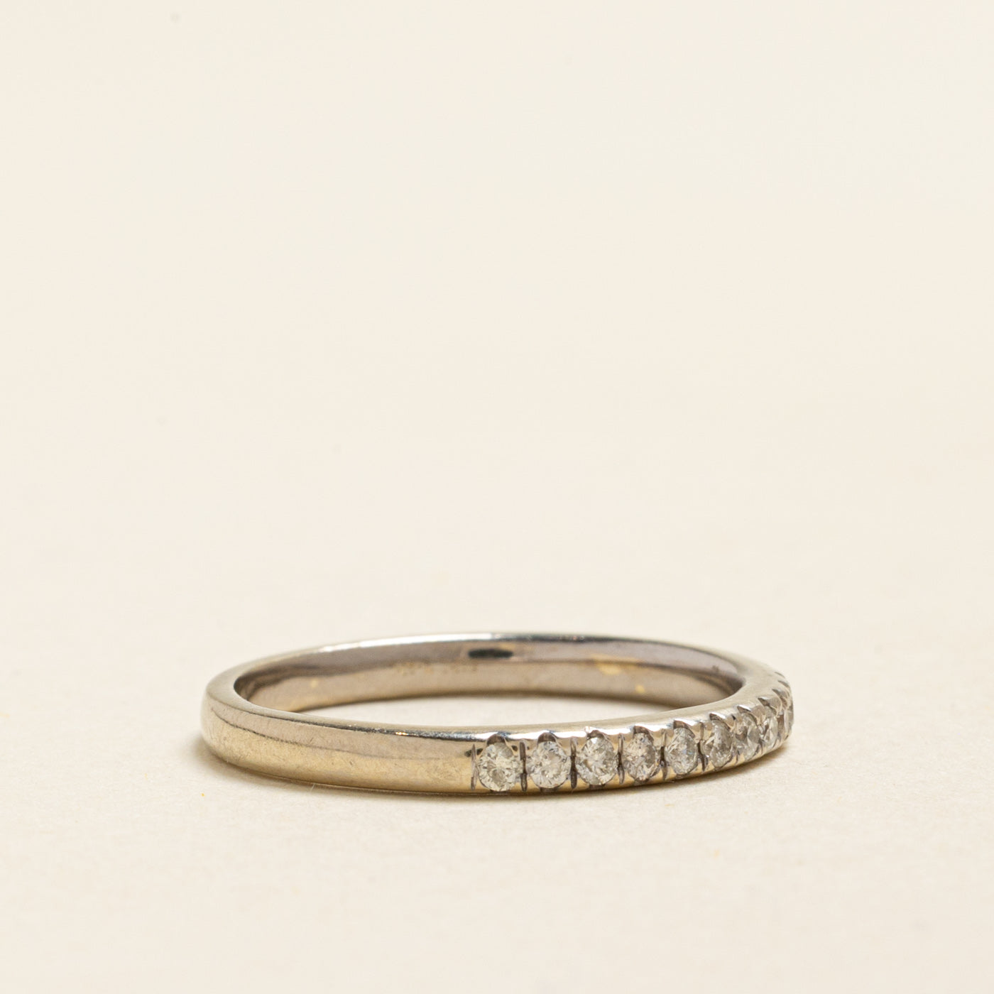 Semi Eternity Diamond Band | 0.35ctw | 2.15mm | SZ 6.5