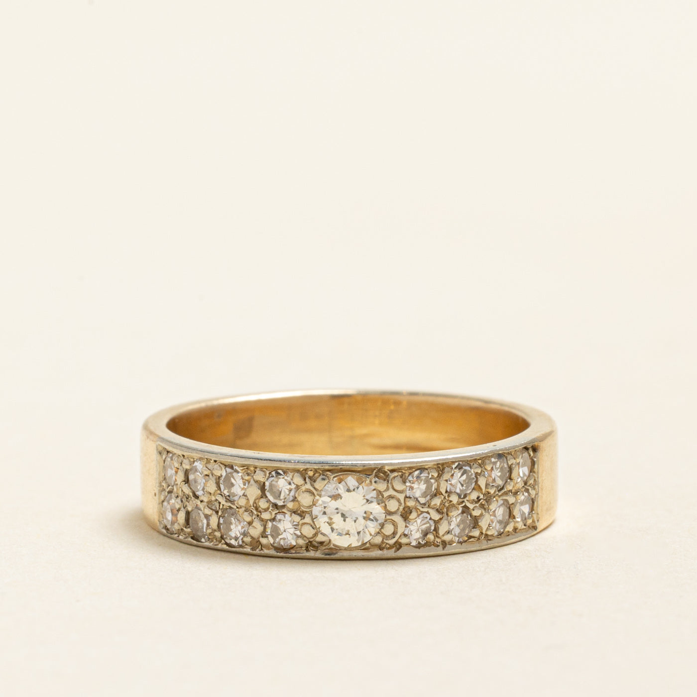 Pave Set Diamond Band | 0.58ctw | 4.50mm | SZ 6