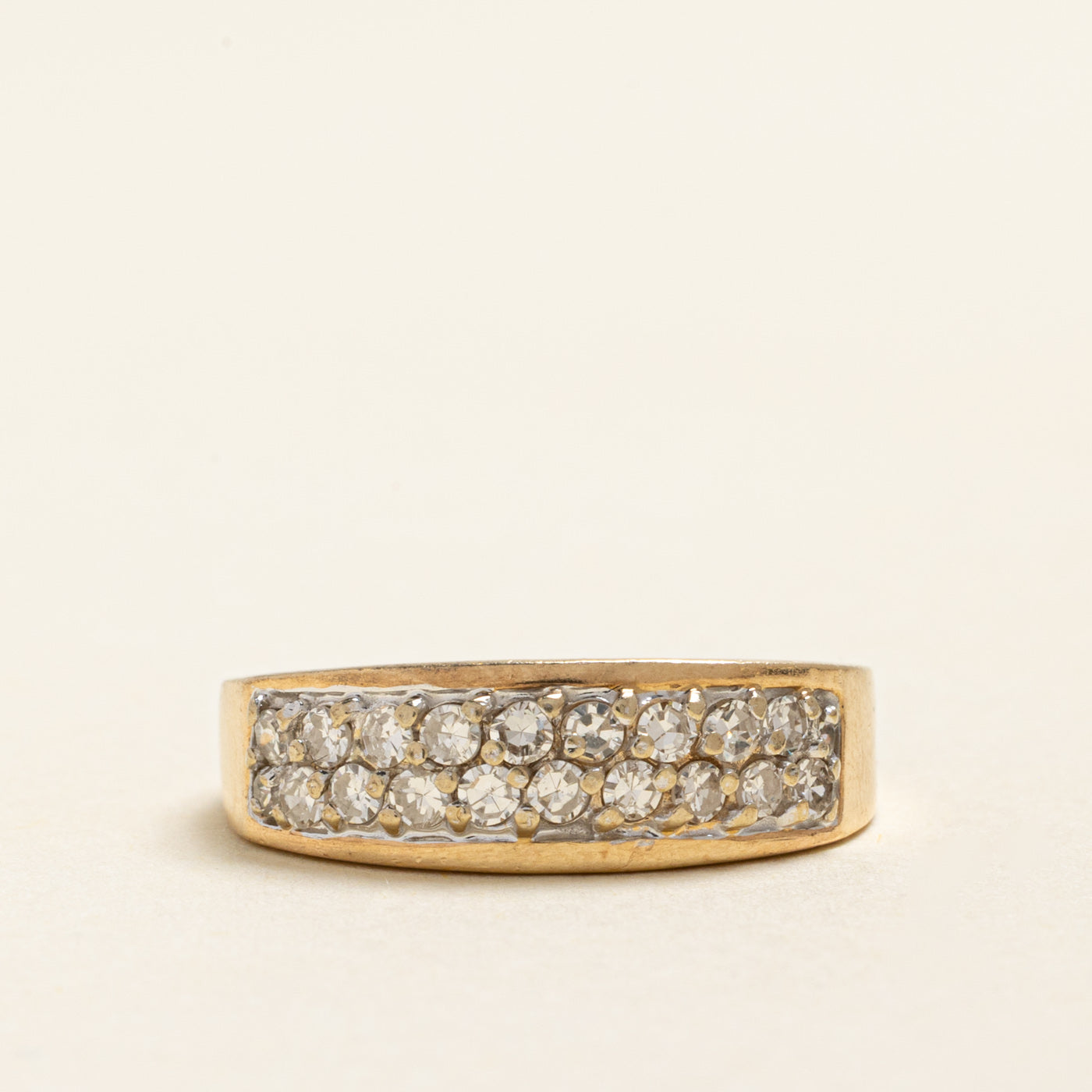 Double Row Diamond Band | 0.50ctw | SZ 7.5
