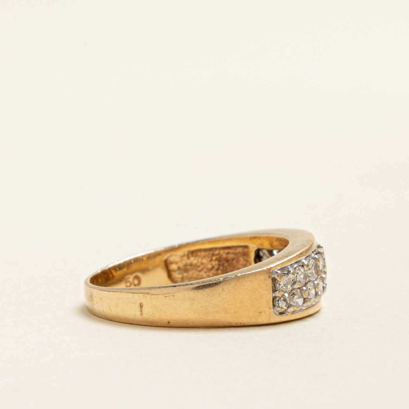 Double Row Diamond Band | 0.50ctw | SZ 7.5