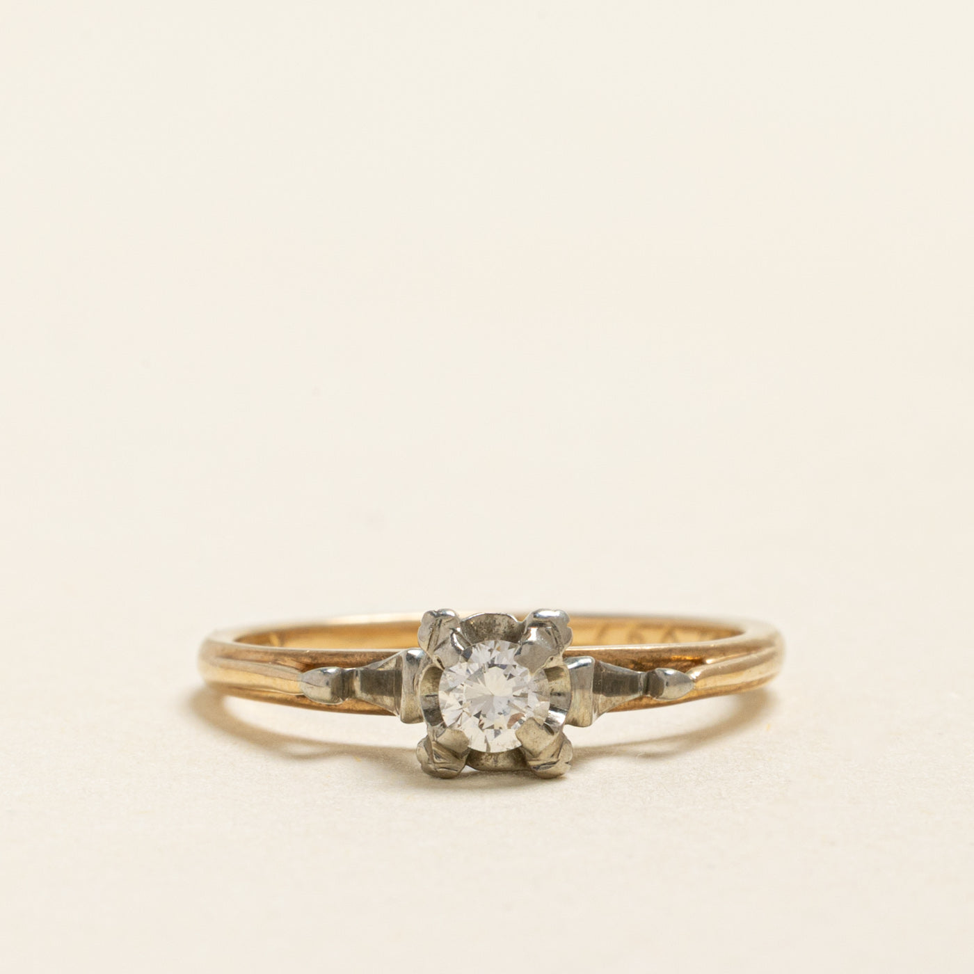 Solitaire Diamond Ring | 0.15ct | SZ 6
