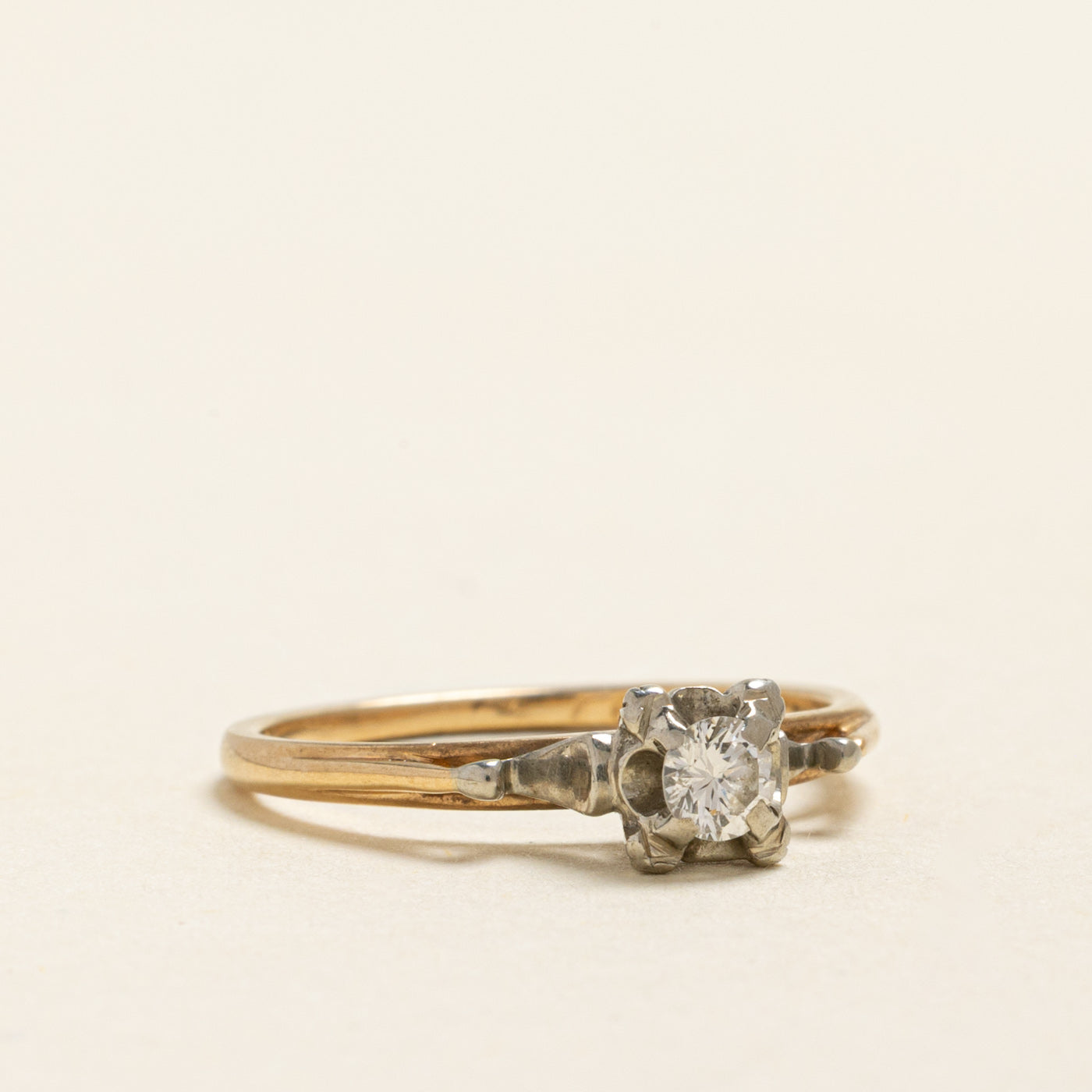 Solitaire Diamond Ring | 0.15ct | SZ 6