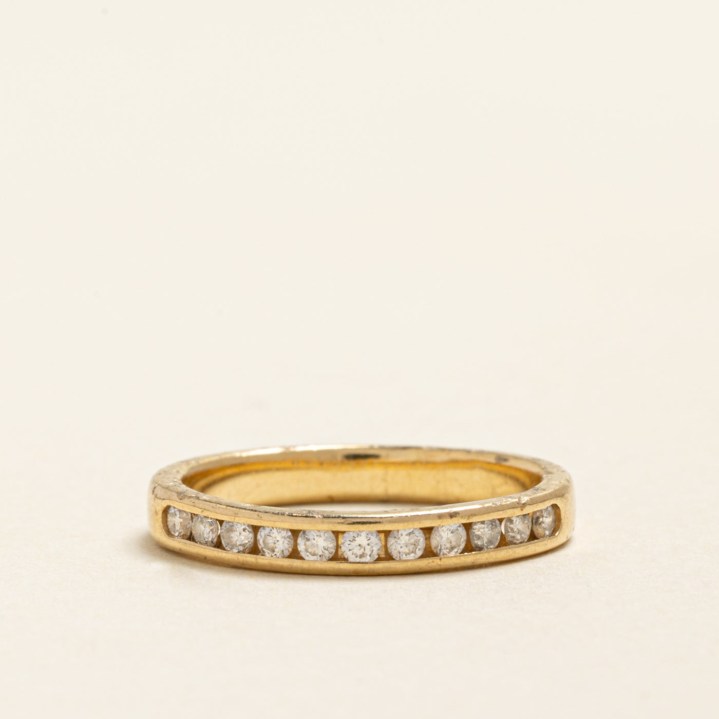 Channel Set Semi Eternity Diamond Band | 0.25ctw | 2.65mm | SZ 5.25