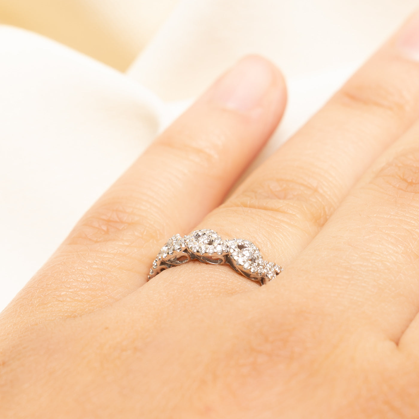 18k Diamond Marquise Design Ring | 0.38ctw | SZ 4.75