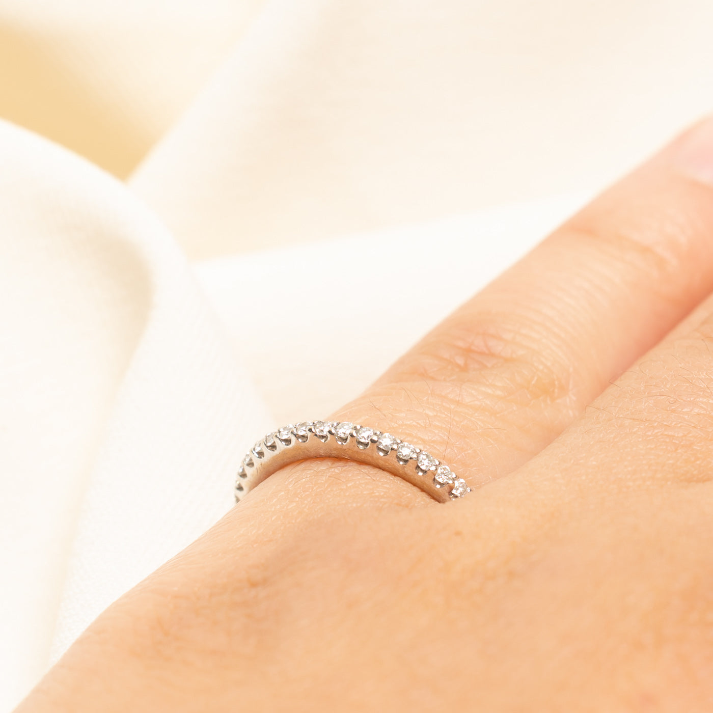 Semi Eternity Diamond Band | 0.28ctw | 1.80mm | SZ 5.25