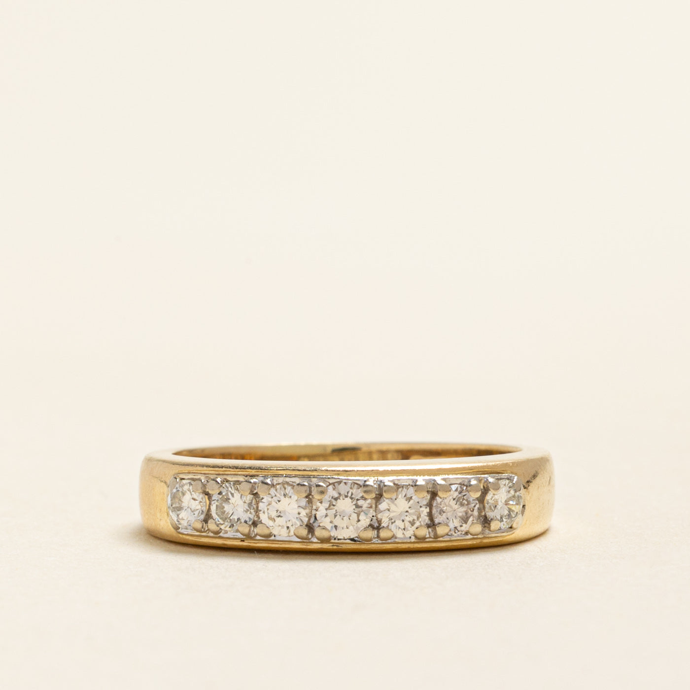 'Birks' Seven Stone Diamond Band | 0.32ctw | SZ 5.25