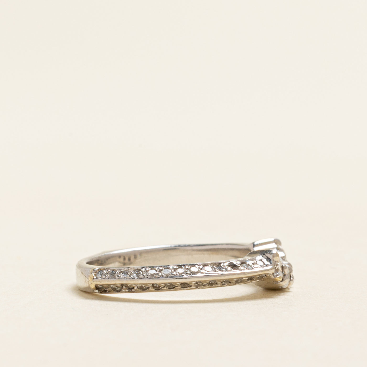Semi Eternity Diamond Contour Ring | 0.48ctw | SZ 4.25