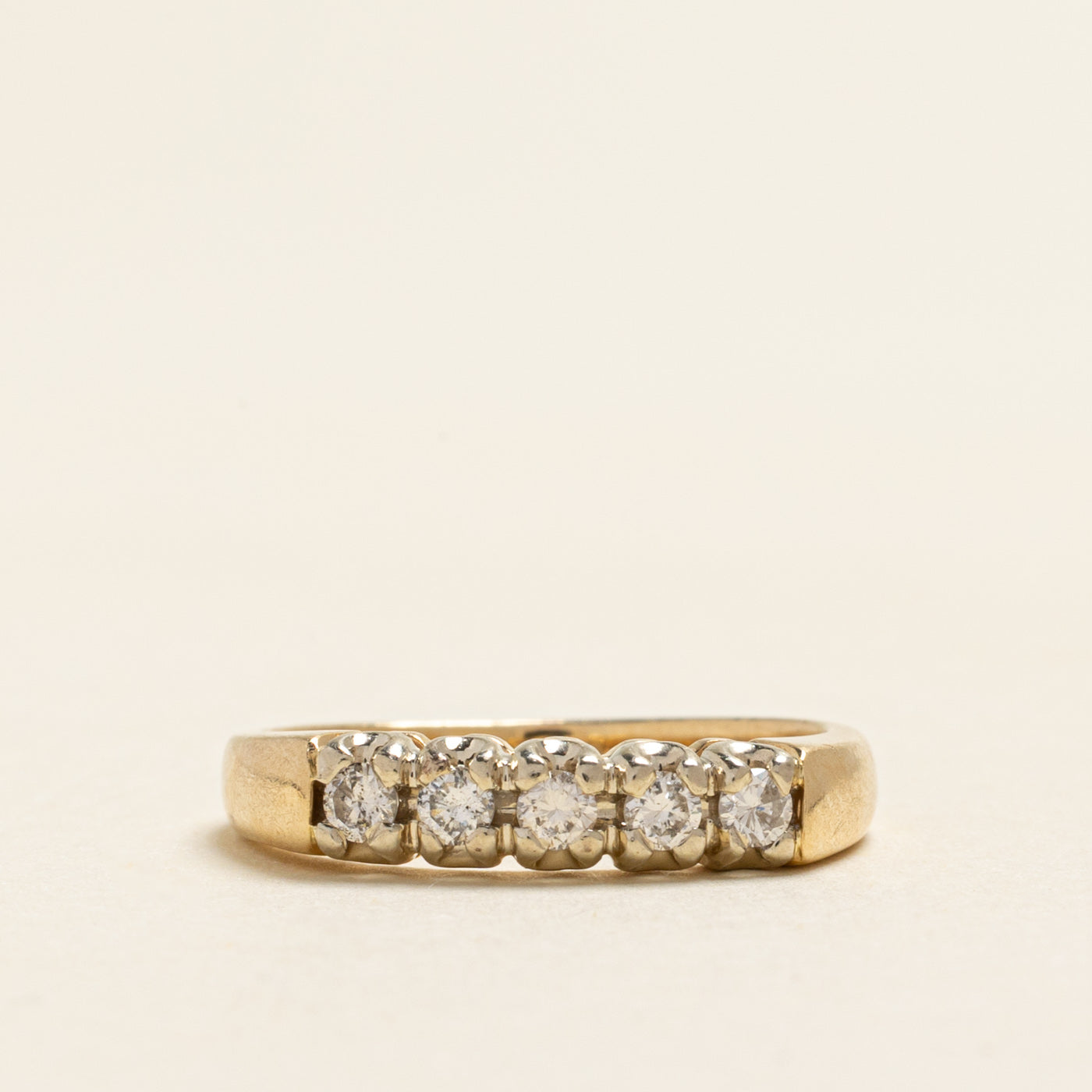 Five Stone Diamond Band | 0.22ctw | SZ 6.75