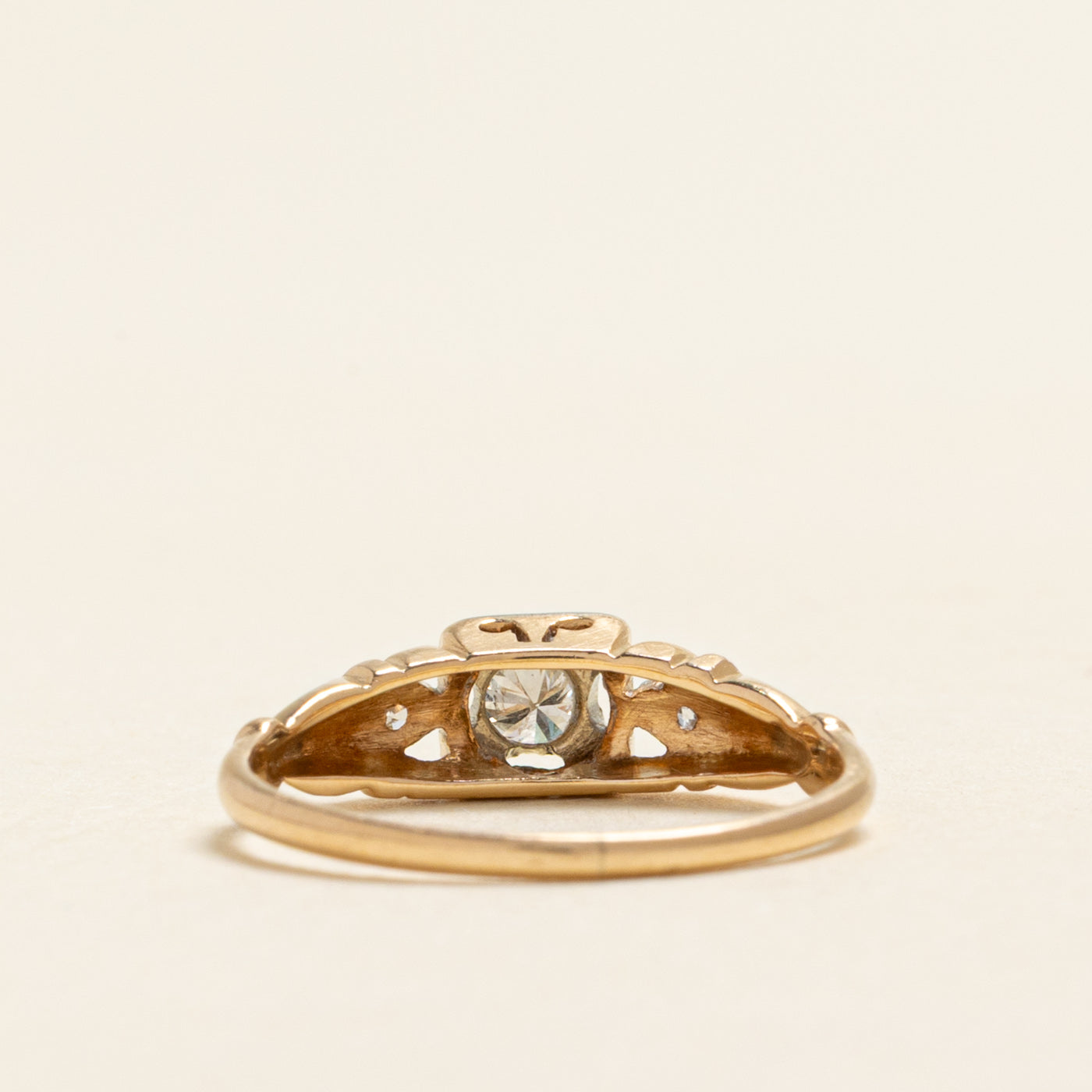 Three Stone Diamond Ring | 0.15ctw | SZ 4.75