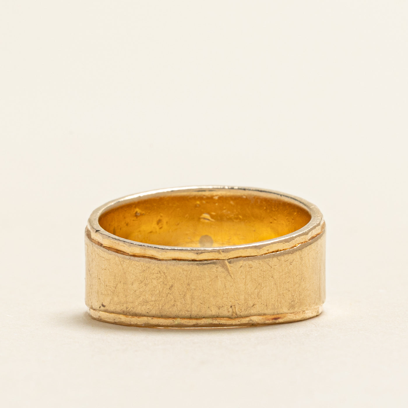 Solitaire Diamond Engraved Ring | 0.11ct | SZ 5